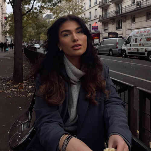Oversized cashmere sweater with high collar