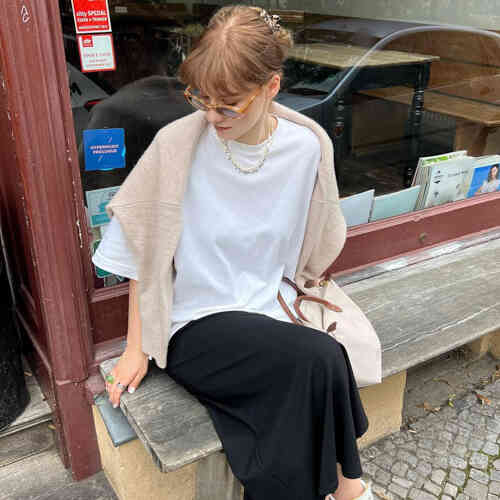 Pull oversize en cachemire biologique