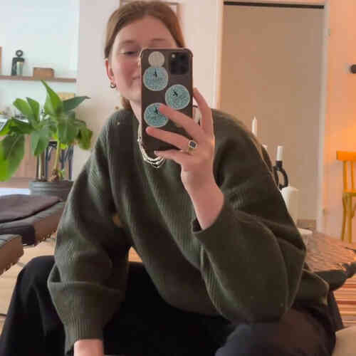 Pull cachemire en grosse maille