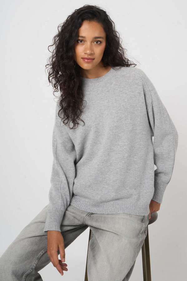 Pull col rond en cachemire