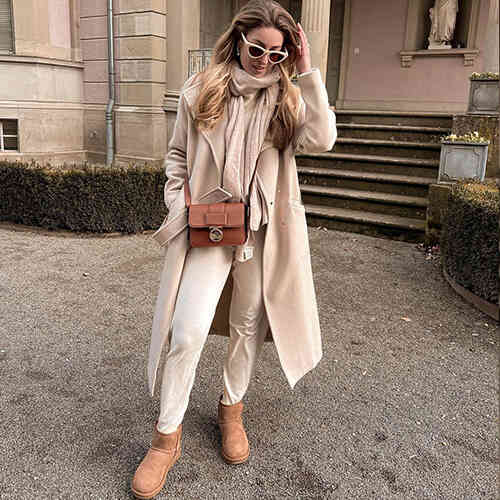 Organic cashmere joggers